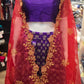 Blue Color Banarasi Silk Dupatta With Zari Work With Silk Lehenga Choli Near Me