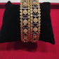  Blue And White Color Gold Plated Bangle Set For Women Near Me