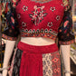 Elegant Multi Color Premium Cotton Special Garba Lehenga Choli