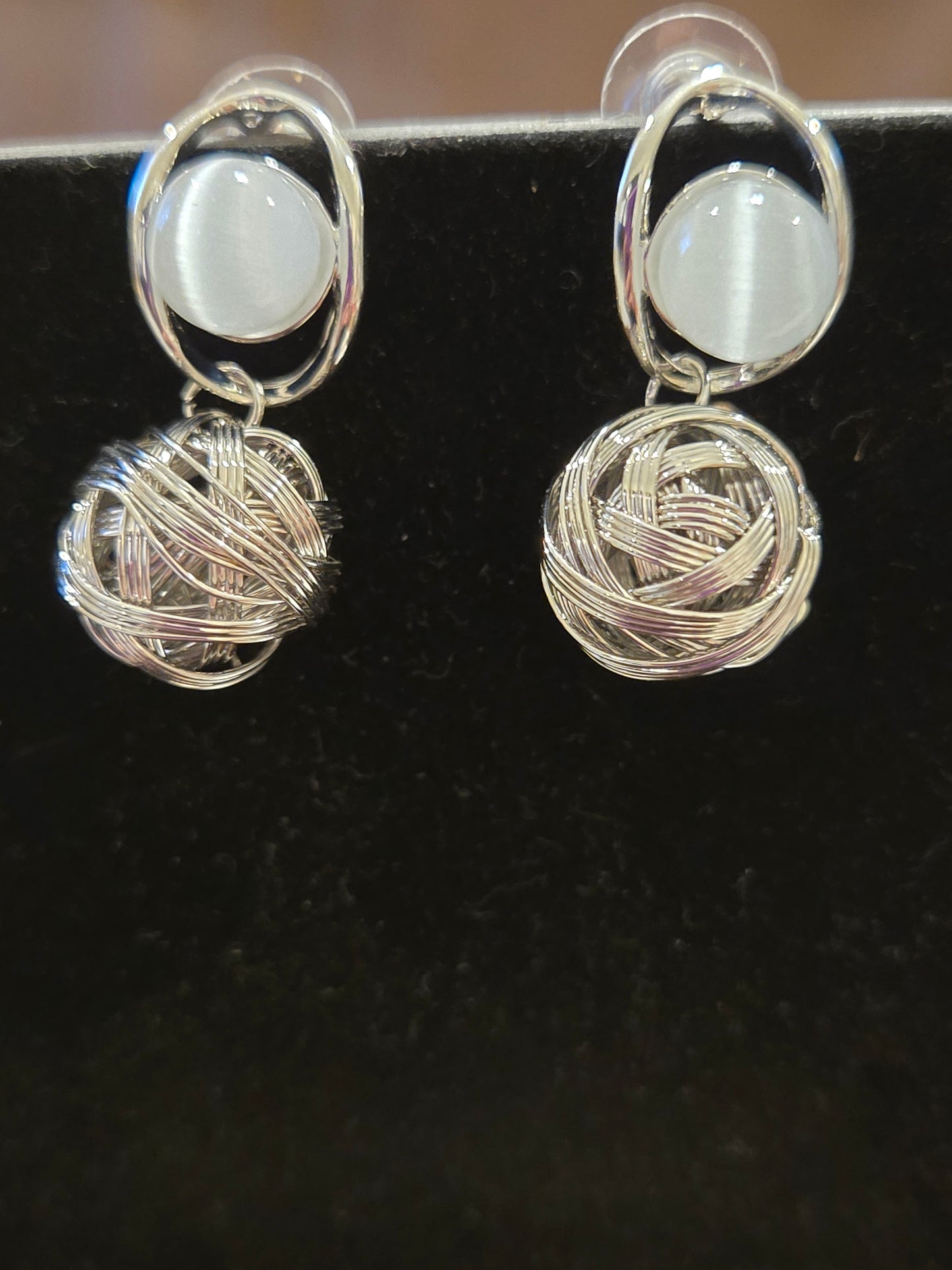 Stunning Silver Pearl Earring For Women