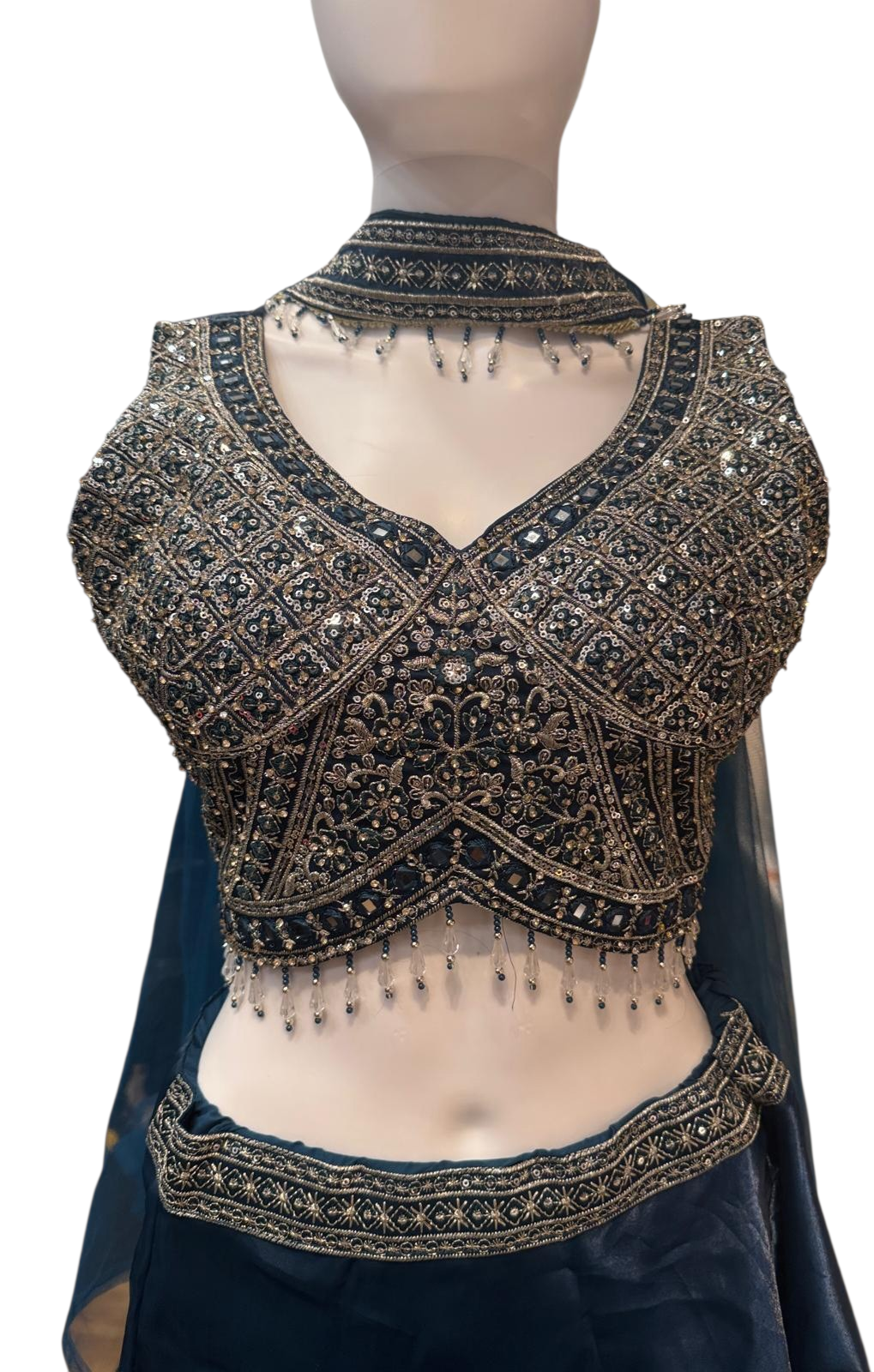 Silk With Embroidery Work Lehenga Near Me