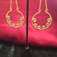 Marvelous Multi Color Round Earrings For Women