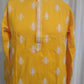 Elegant Yellow Color Embroidery Work kurta Suits For Men