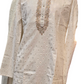 White Color Jacquard  With Zardozi Work Kurta Pajama In USA