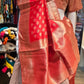 Alluring Red Color Banarasi Silk Zari Work Lehenga Choli With Silk Dupatta Near Me
