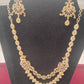 Amazing Gold Plated Multicolor Stones Peacock design Long chain With Earrings For Women