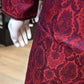 Beautiful Dark Red Color Kurta Slub Silk Embroidery Work With Pajama Pant