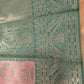 Attractive Light Pink And Light Green Color Motif Design Silk Saree In Mesa