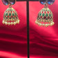 Blue Color Stoned Jhumkas