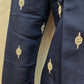 Attractive Blue Color Silk Kurta With Pajama For Men