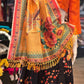 Charming Black Color Printed Work Lehenga Choli In Tempe