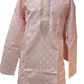 Baby Pink Color Jacquard With Zardozi Work Kurta Suits In USA