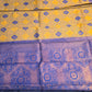 Beautiful Mustard Yellow Colored Art Silk Saree For Women