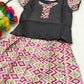 Lovely Grey And White Geometric Pattern Langa Sets For Kids In USA