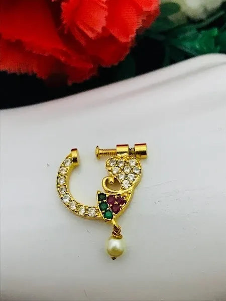 Beautiful Gold Plated Nose Pin In Phoenix
