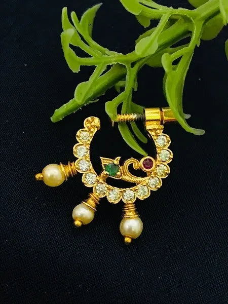 Traditional Gold Plated Nose Pin Near Me