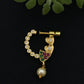 Charming Trendy Design Gold Plated Nose Pin