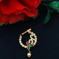 Dazzling Gold Plated Non-Piercing Screw Press Nose Ring