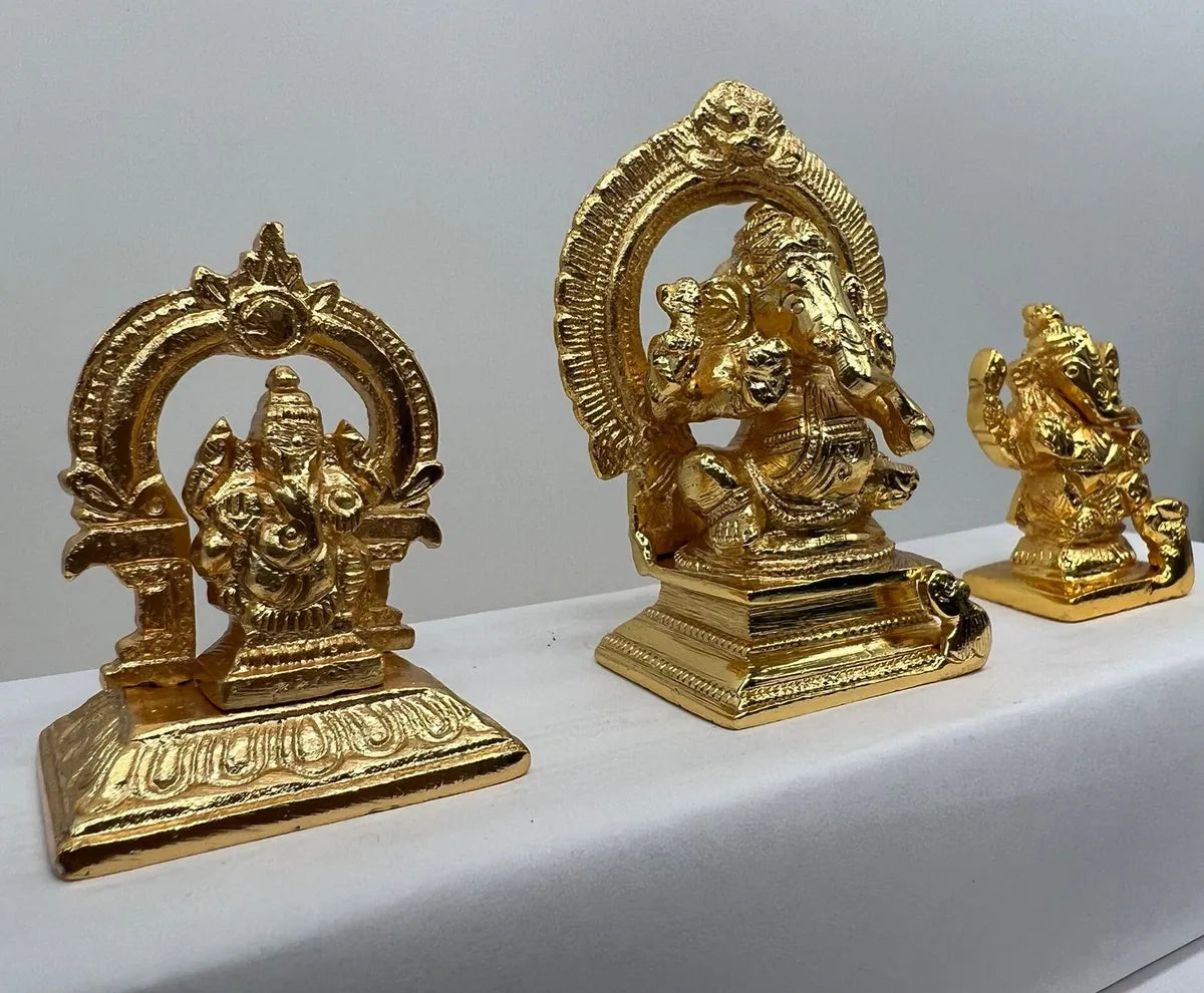 Elegant Brass Finishing Lord Ganesh Idol In Kingman