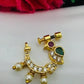 Graceful South Indian Traditional Gold Plated Nath/Nose Ring
