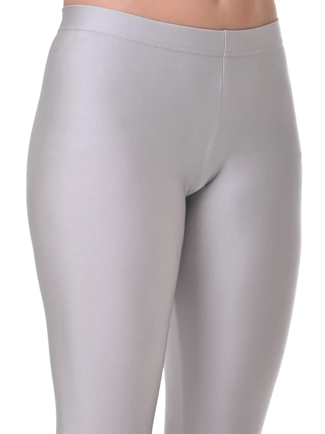 Attractive Silver Color Designer Shimmer Churidar Leggings In Tempe