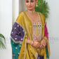 Musturd Yellow Embroidery Work Salwar Suits For Women Near Me