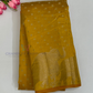 Stunning Yellow Color Silk Saree With Zari Work For Women