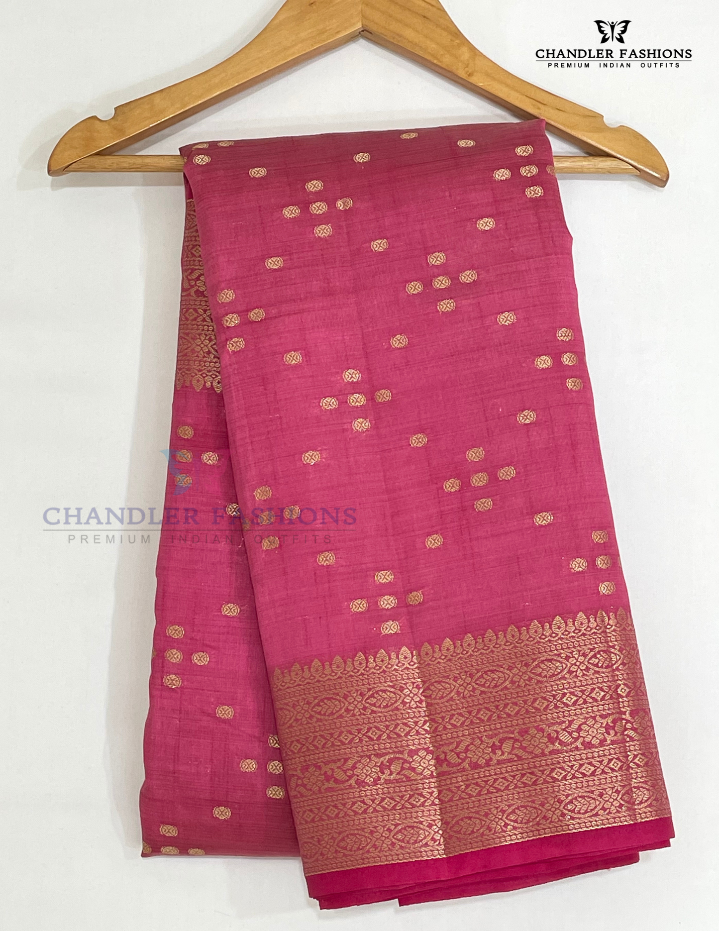 Beautiful Pink Color Silk Saree With Zari Work In USA