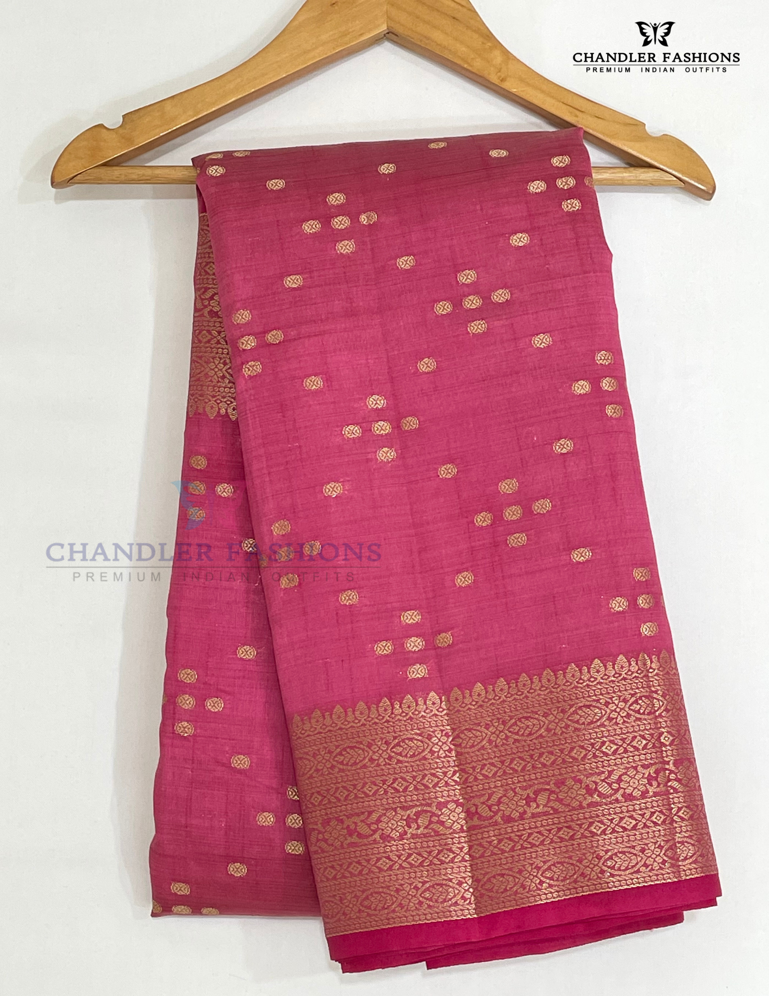Beautiful Pink Color Silk Saree With Zari Work In USA
