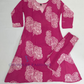 Alluring Pink Color Rayon Printed Kurti With Palazzo Co-ord Set