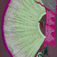 Green Color Georgette With Embroidery And Sequins Work Lehenga Near Me