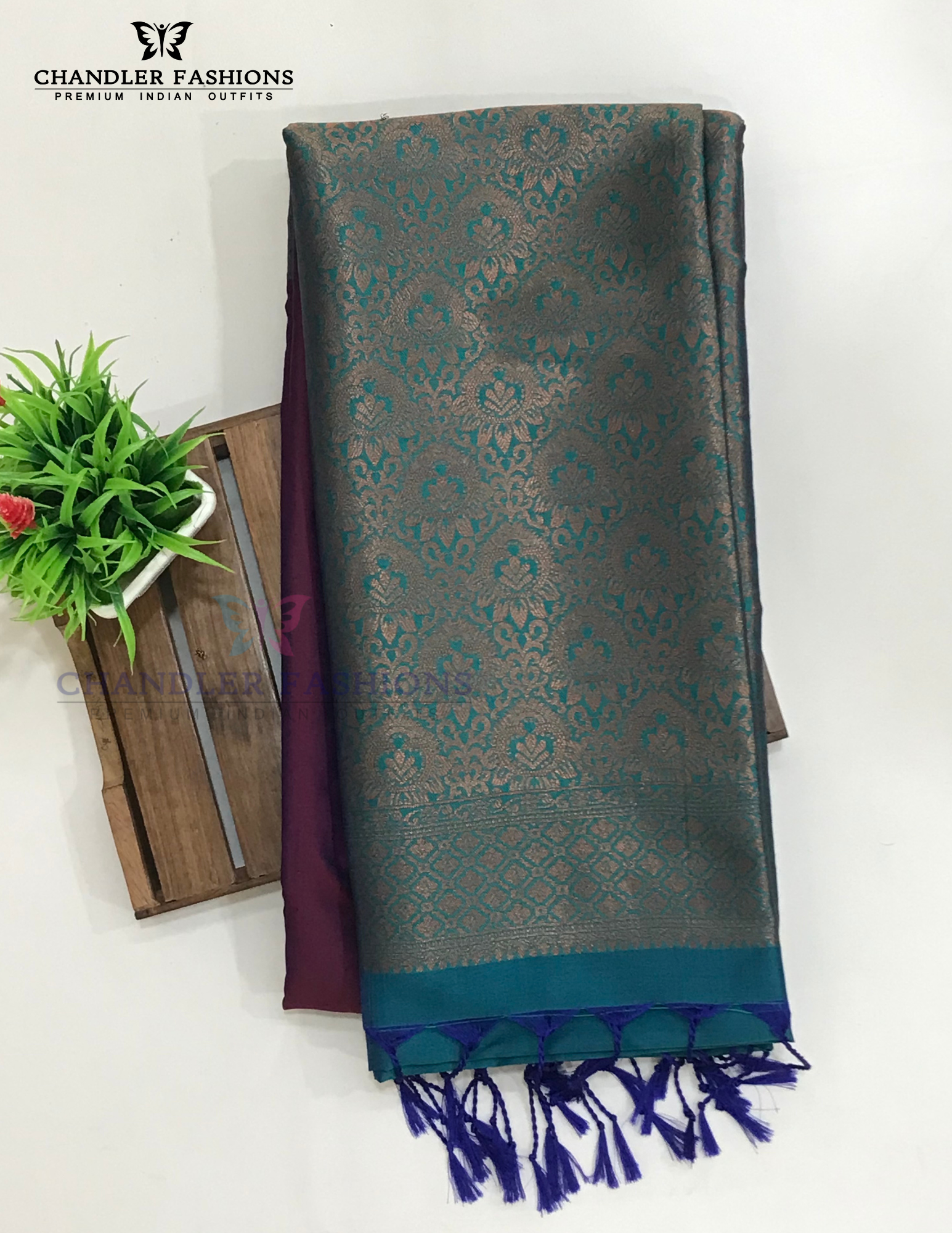 Amazing Purple Color Soft Silk Saree With Zari Work For Women Near Me