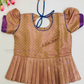 Beige And Blue Color With Pink Zari Work Art Silk Langa Sets In Chandler