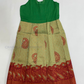 Maroon And Green Color Silk Langa sets With Zari Work In Yuma