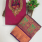Stunning Pink And Purple Colored Art Silk Langa Sets Near Me