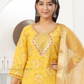 Black Color Chanderi Silk With Printed Work Kurti Suits Near Me