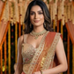 Orange Color Tissue Silk Lehenga Choli 