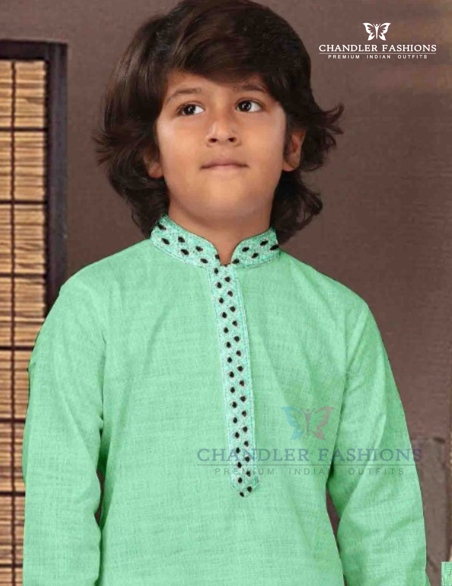 Pista Green Color Cotton Kurta Pajama Set Near Me