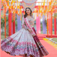 Attractive Multicolor Butter Silk With Printed Work Lehenga Choli With Dupatta For Women