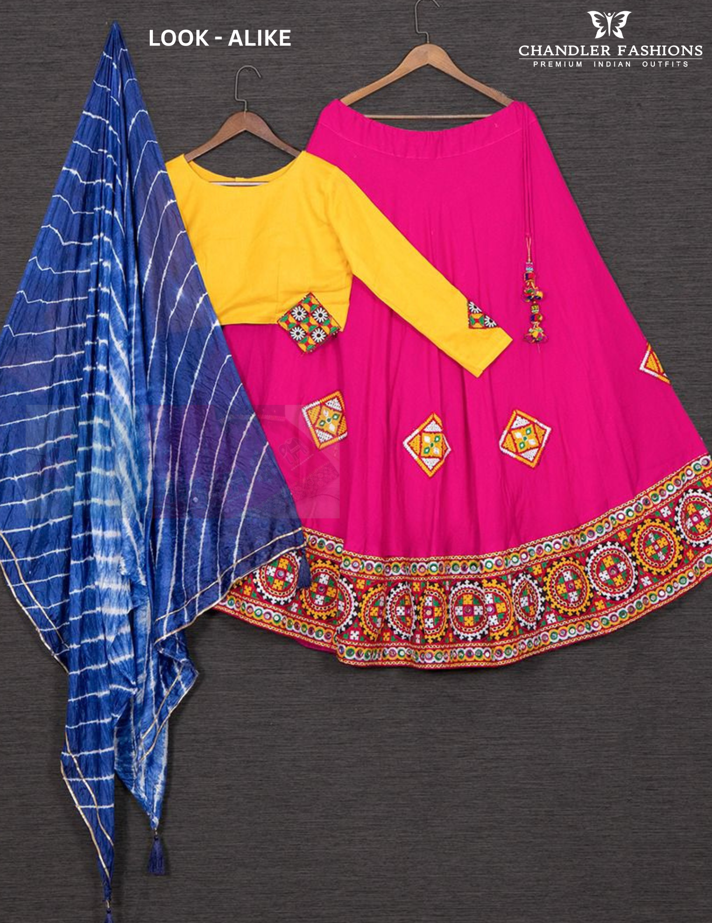 Elegant Cotton Chaniya Choli Set With Dupatta For Women
