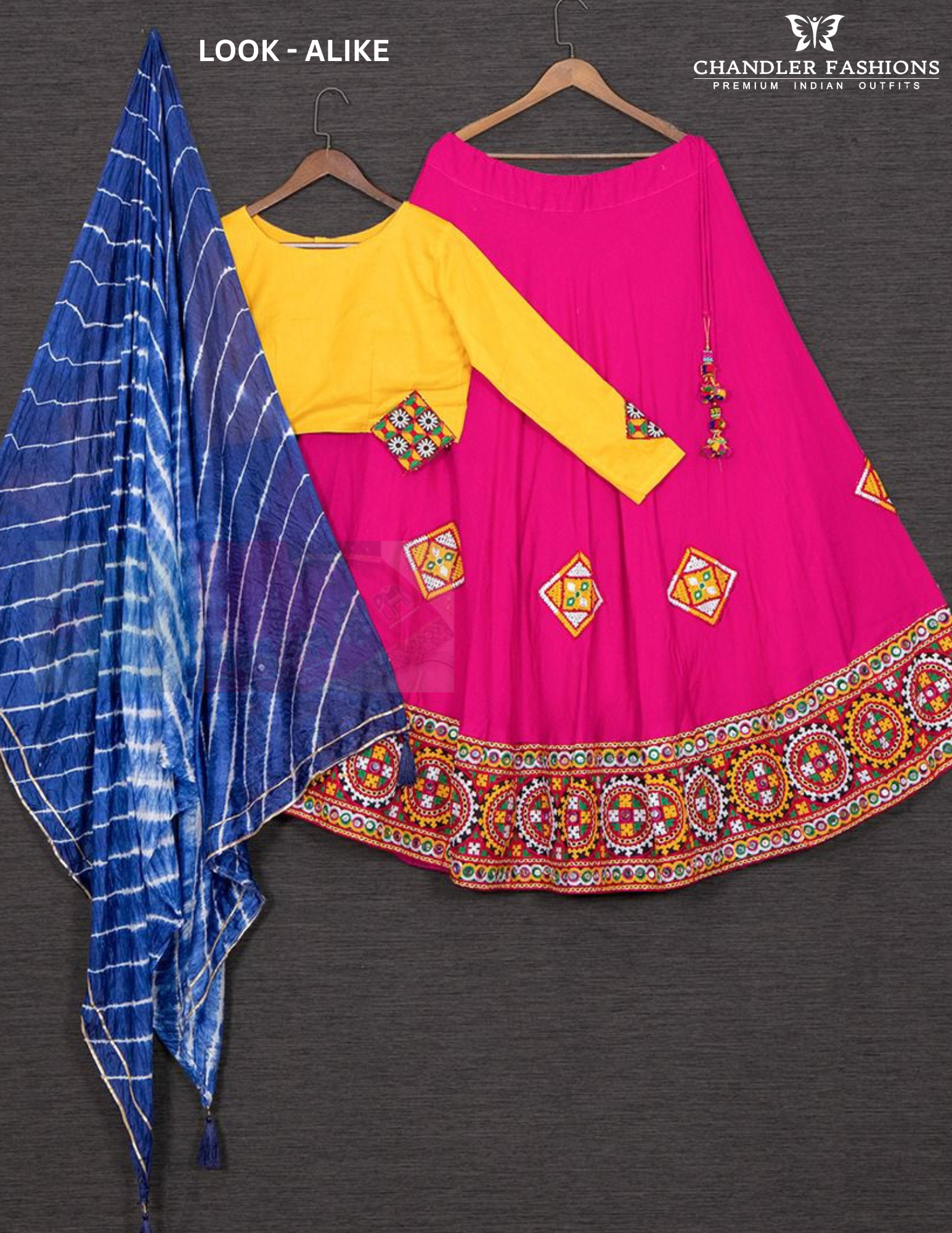 Elegant Cotton Chaniya Choli Set With Dupatta For Women