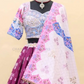 Multicolor Butter Silk With Printed Work Lehenga Choli In Mesa