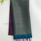 Amazing Purple Color Soft Silk Saree With Zari Work For Women