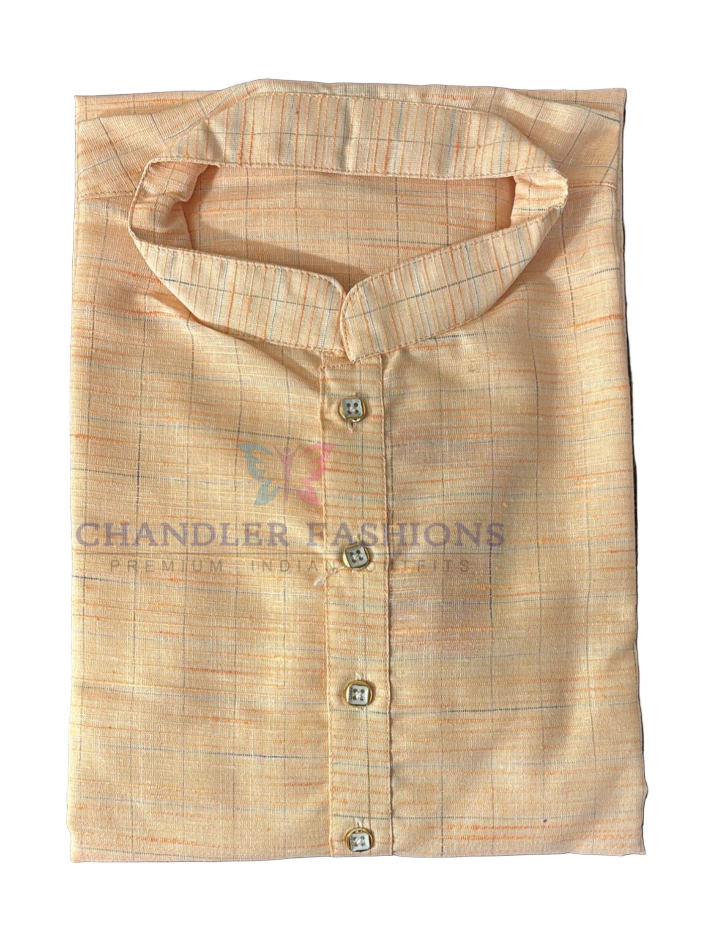 Appealing Blue Color Cotton Men's Kurta With Pajama Pant Near Me