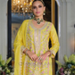 Wonderful Yellow Color Embroidery Work Kurti Near Me