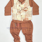 Amazing Brown Color Cotton Sherwani Suits For Boys