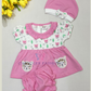 Attractive Baby Pink Color Soft Cotton Frock For Girls