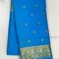 Amazing Sky Blue Color Mysore Silk Saree With Zari Work For Women
