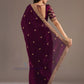 Wine Color Tissue Silk With Saree In Scottsdale
