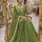 Green Color Shimmer Silk Embroidery And Sequins Work Lehenga Choli In USA